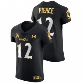 Alec Pierce Cincinnati Bearcats 2021-22 Black Golden Edition Elite Football #12 Jersey