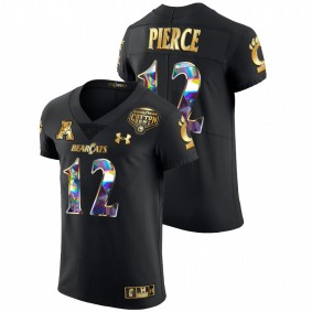 Alec Pierce Cincinnati Bearcats 2021 Cotton Bowl 2021-22 Black Golden Diamond Edition #12 Jersey