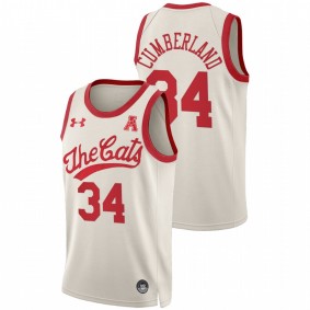 Jarron Cumberland #34 White Cincinnati Bearcats Alumni Basketball Throwback 70s Jersey