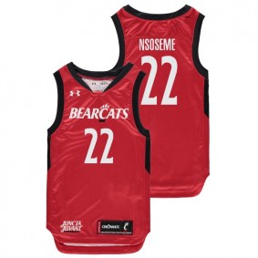 Youth Cincinnati Bearcats College Basketball #22 Red Eliel Nsoseme Replica Jersey