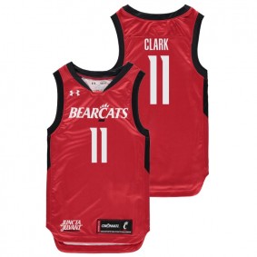 Youth Cincinnati Bearcats College Basketball #11 Red Gary Clark Replica Jersey